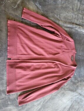 Lane Bryant Burgundy Open Front Cardigan